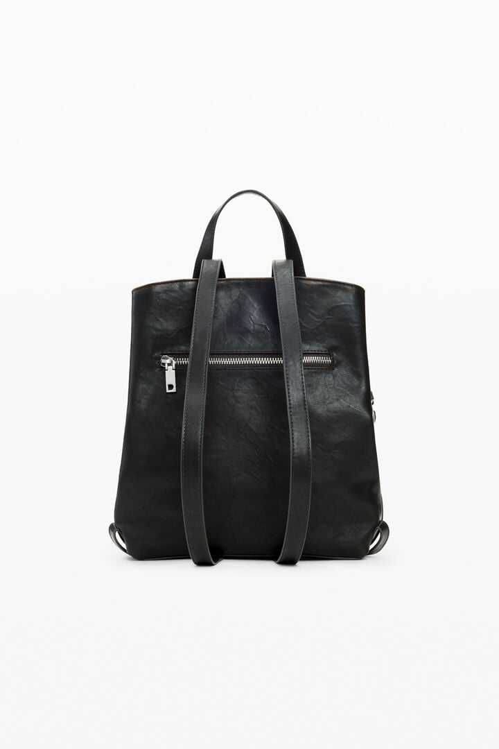 Mochila pequeña apliques flores | Desigual