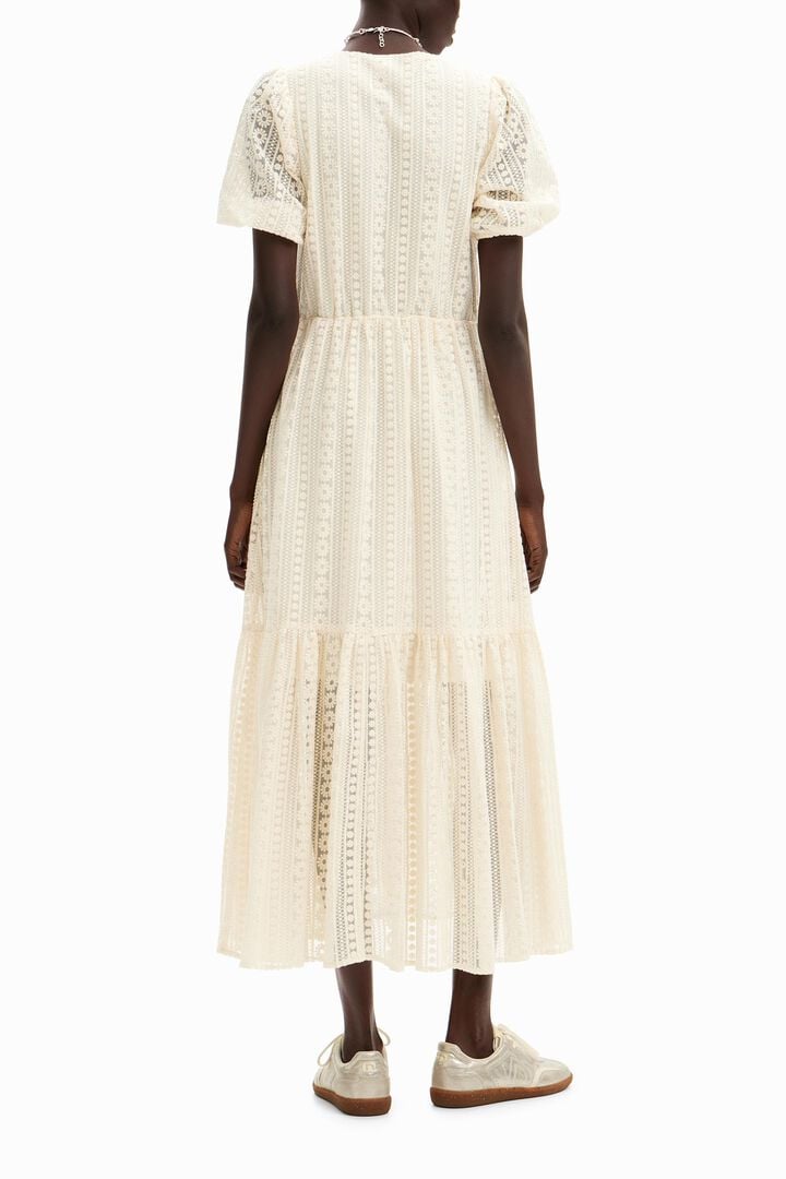 Long embroidered dress | Desigual