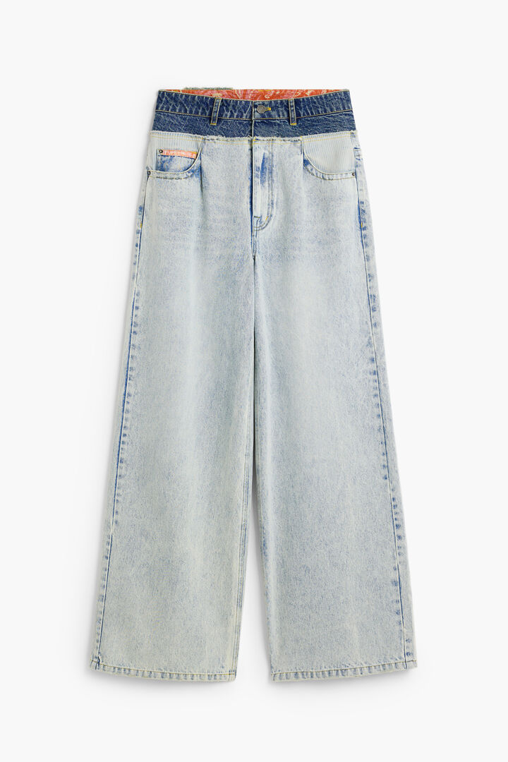 Wide leg spijkerbroek