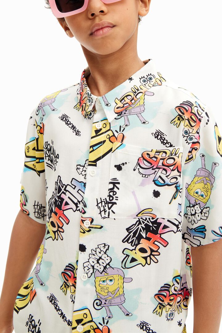 SpongeBob resort shirt | Desigual