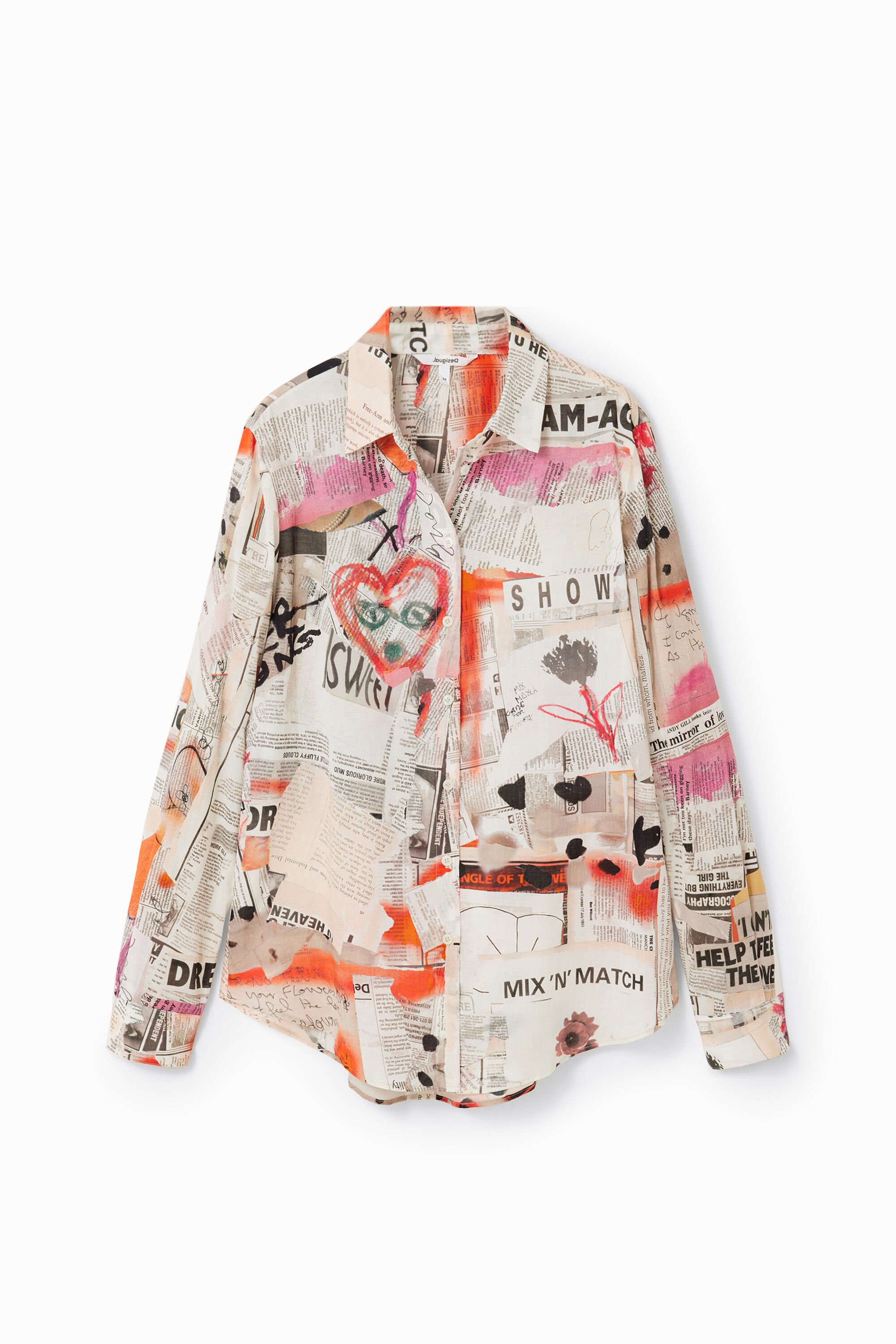 Chemise fine journal pour femme I Desigual