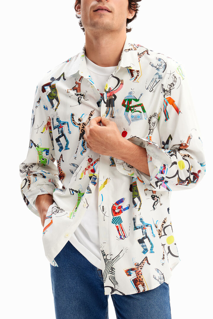 Camisa muñecos bailando | Desigual