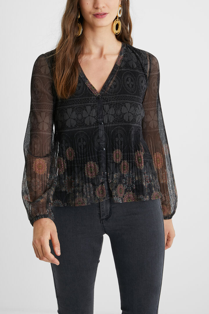 Camicia plissettata mandala | Desigual
