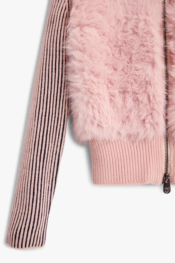pull effet cuir textur&eacute;