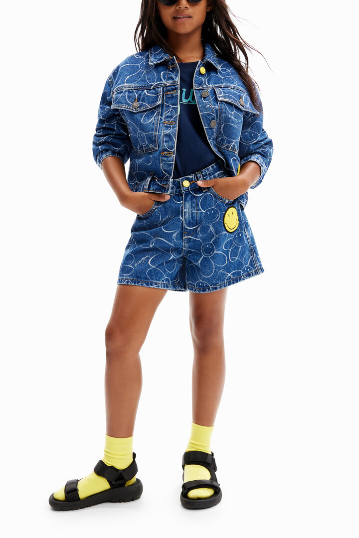 Smiley Originals ® denim trucker jacket | Desigual