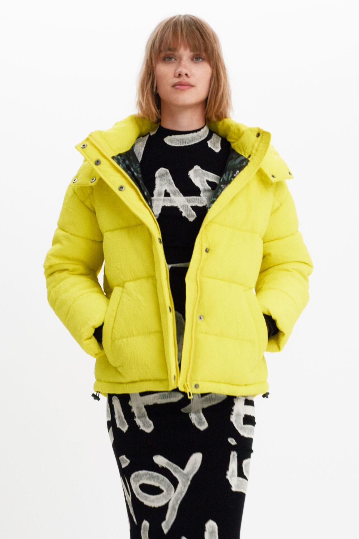 Desigual padded jacket discount