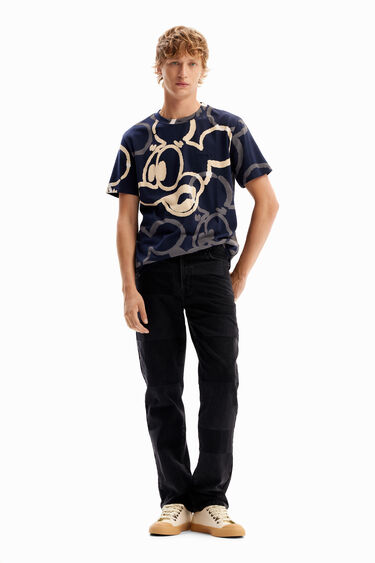 Arty T-shirt met Mickey Mouse | Desigual
