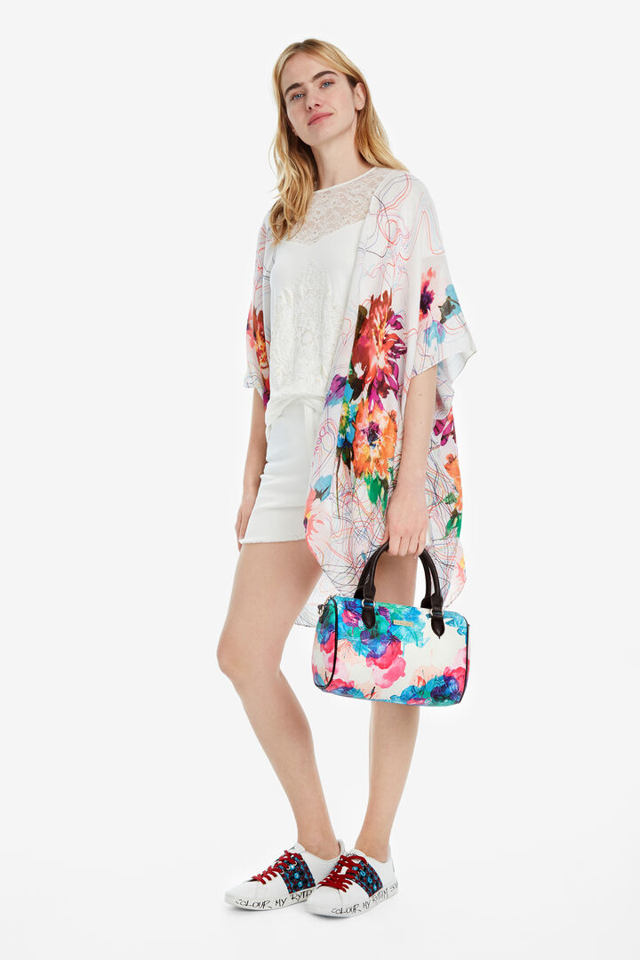 Sac bowling floral Isola Medium | Desigual