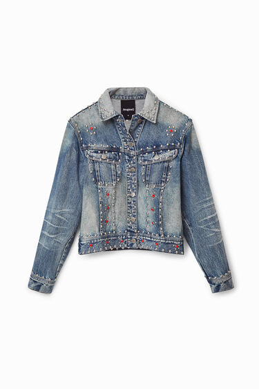 Jeans jakna z zakovicami oblikovalca Johnsona Hartiga | Desigual