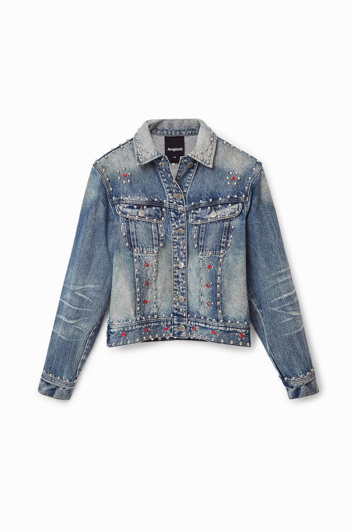 Veste en jean à clous Johnson Hartig | Desigual