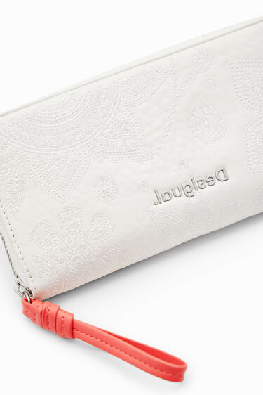 Large embroidered wallet | Desigual