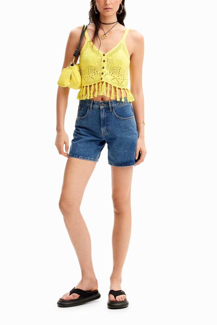 Top cropped crochet | Desigual
