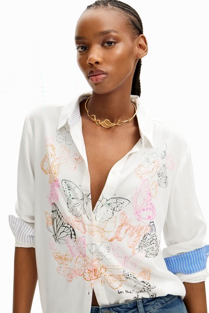 Light butterfly shirt | Desigual