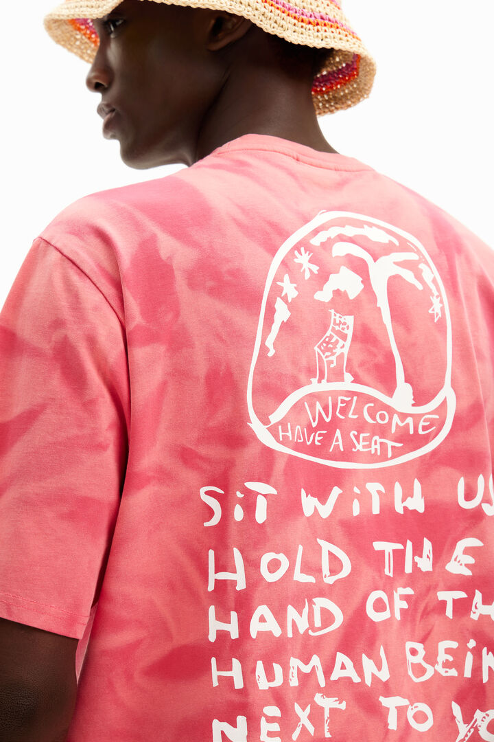 Printed T-shirt with gradient effect | Desigual