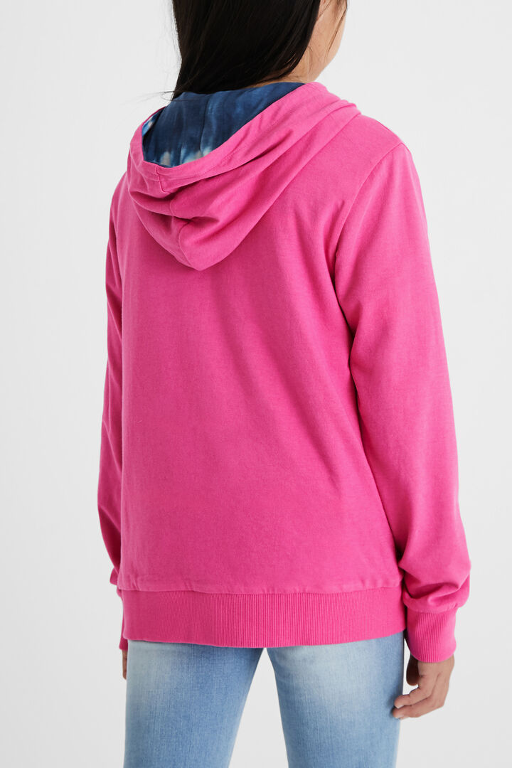 Reversible hooded sweatshirt | Desigual