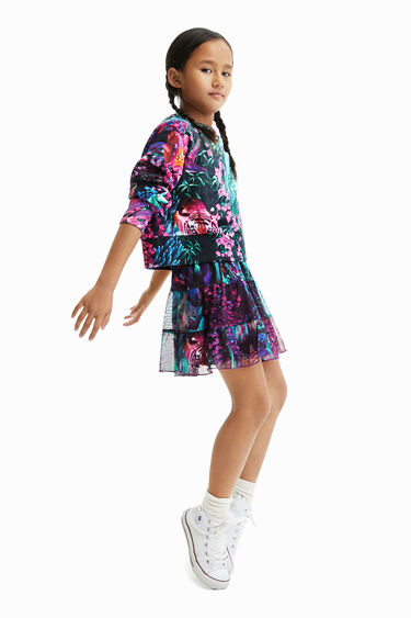Falda tul estampada | Desigual