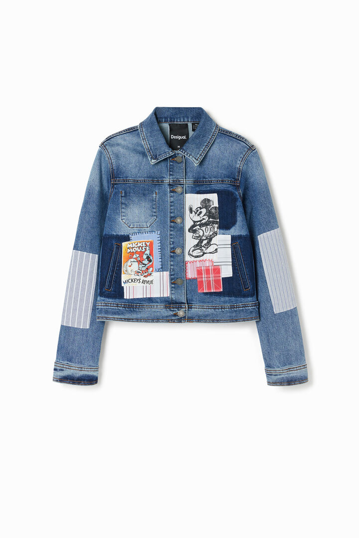Patchwork Mickey Mouse denim jacket