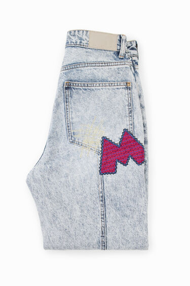 Relaxed spijkerbroek Mickey Mouse | Desigual