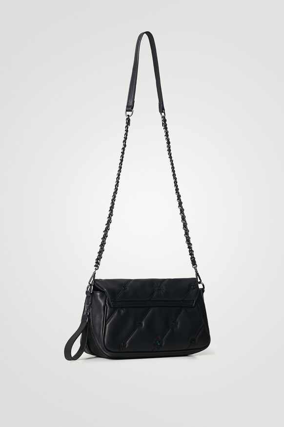 Leather effect padded sling bag | Desigual