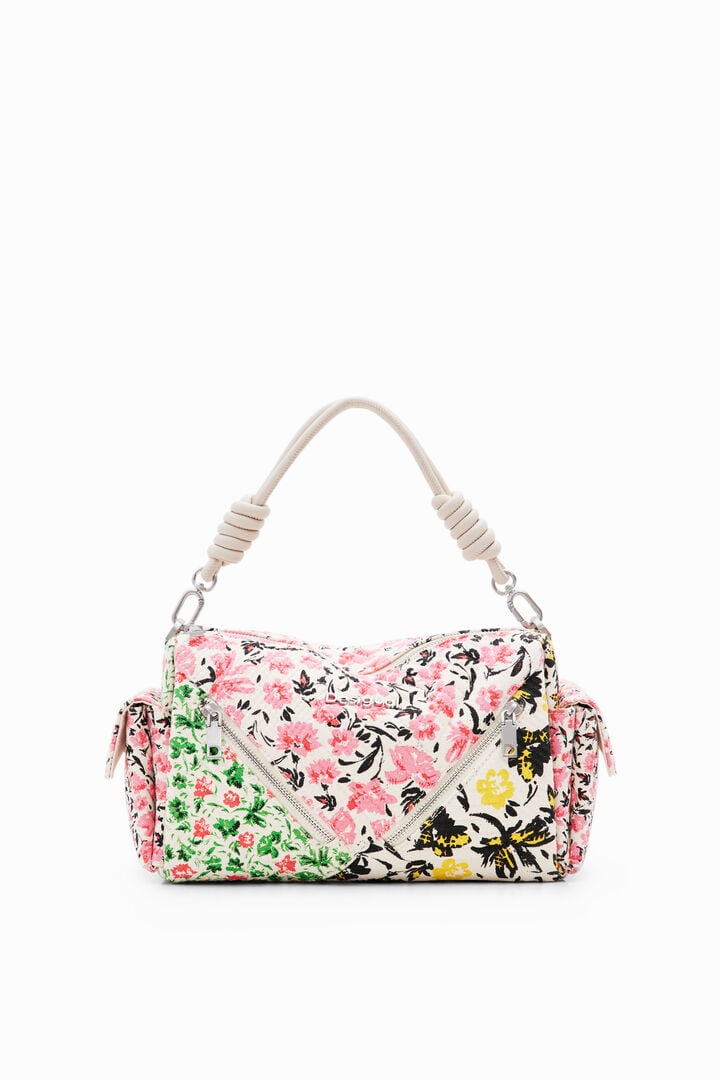 M floral canvas bag | Desigual