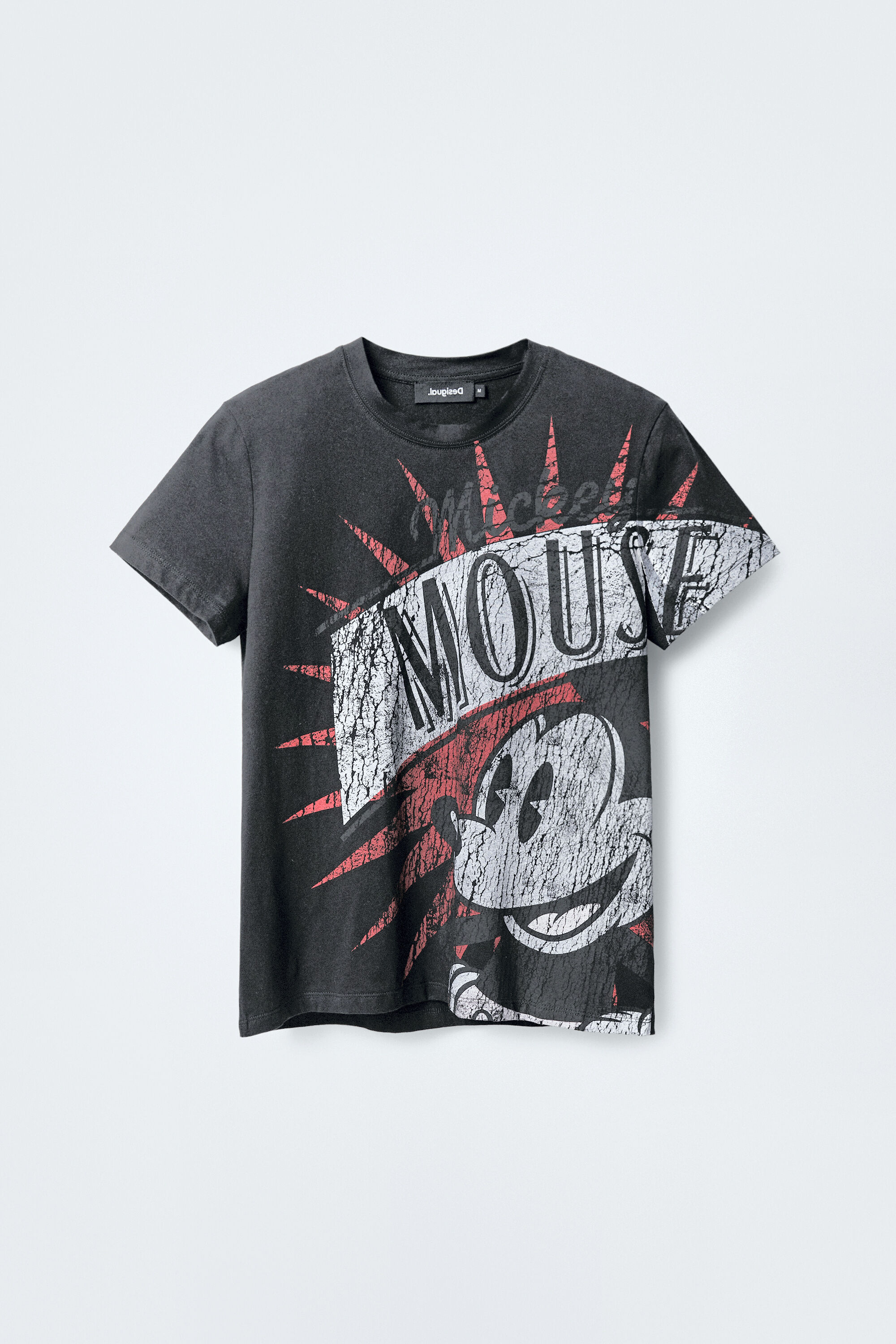 Schwarzes Shirt mit Micky