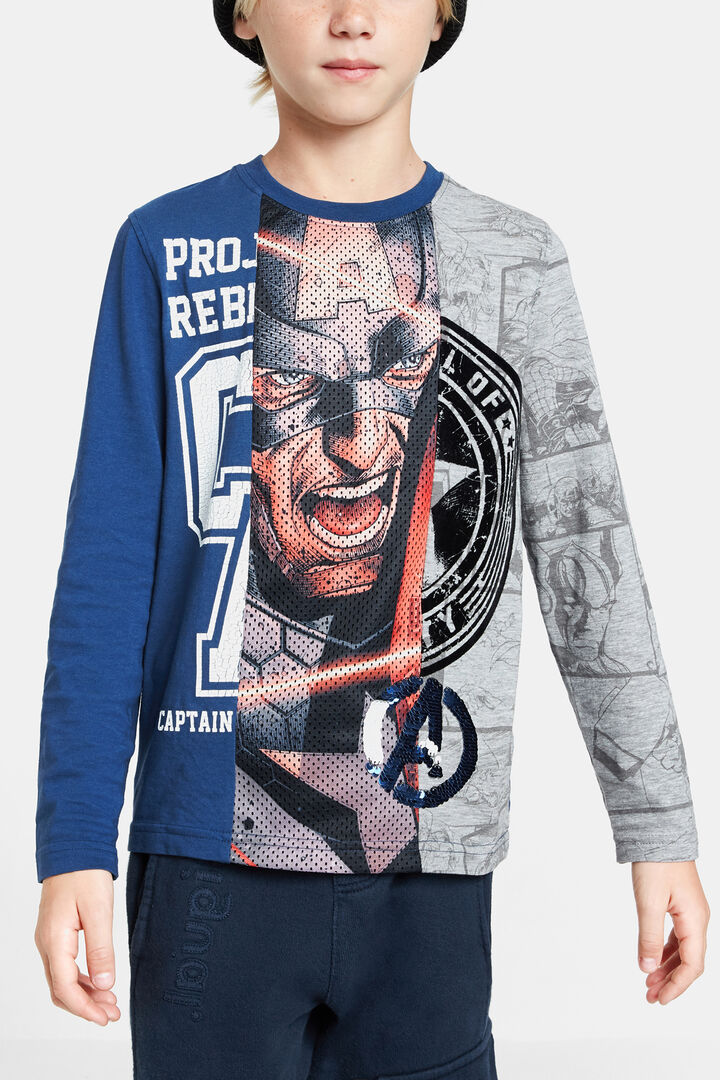 Camiseta héroes lentejuelas reversibles | Desigual