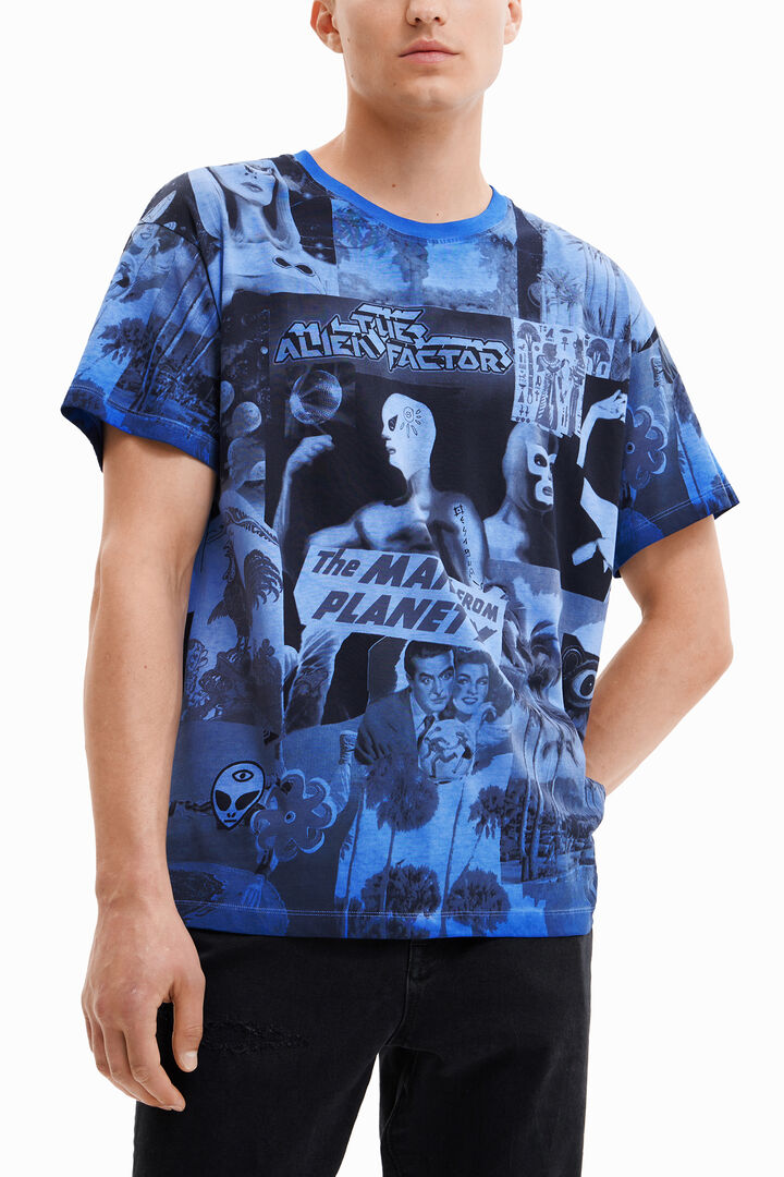 T-shirt collage aliens | Desigual