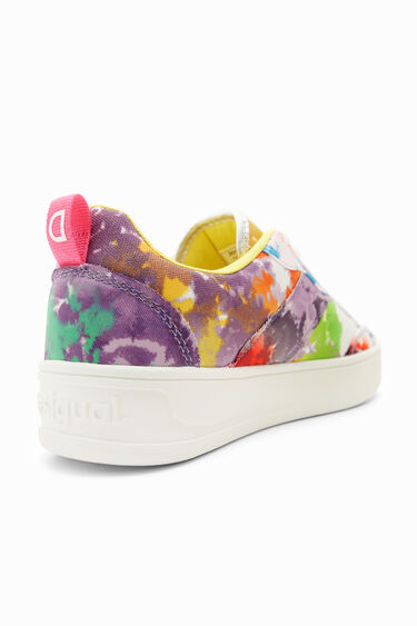 Sneakers plataforma patch acuarela | Desigual