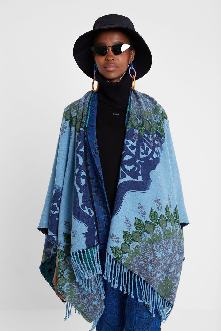 Galactic mandala poncho | Desigual