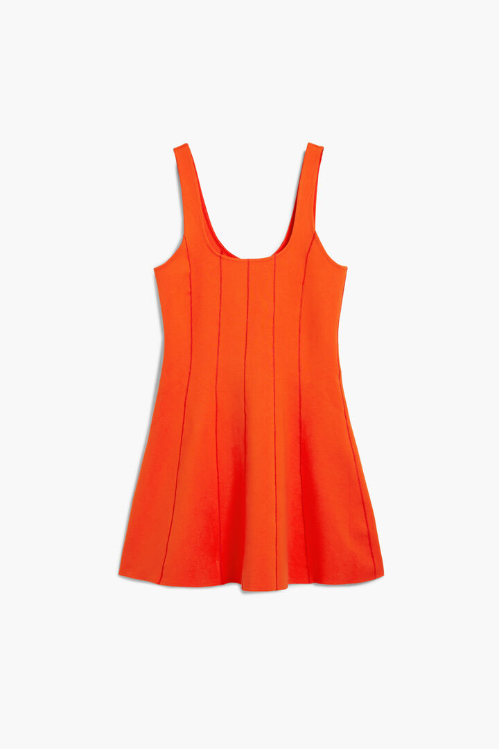Short dress with panels