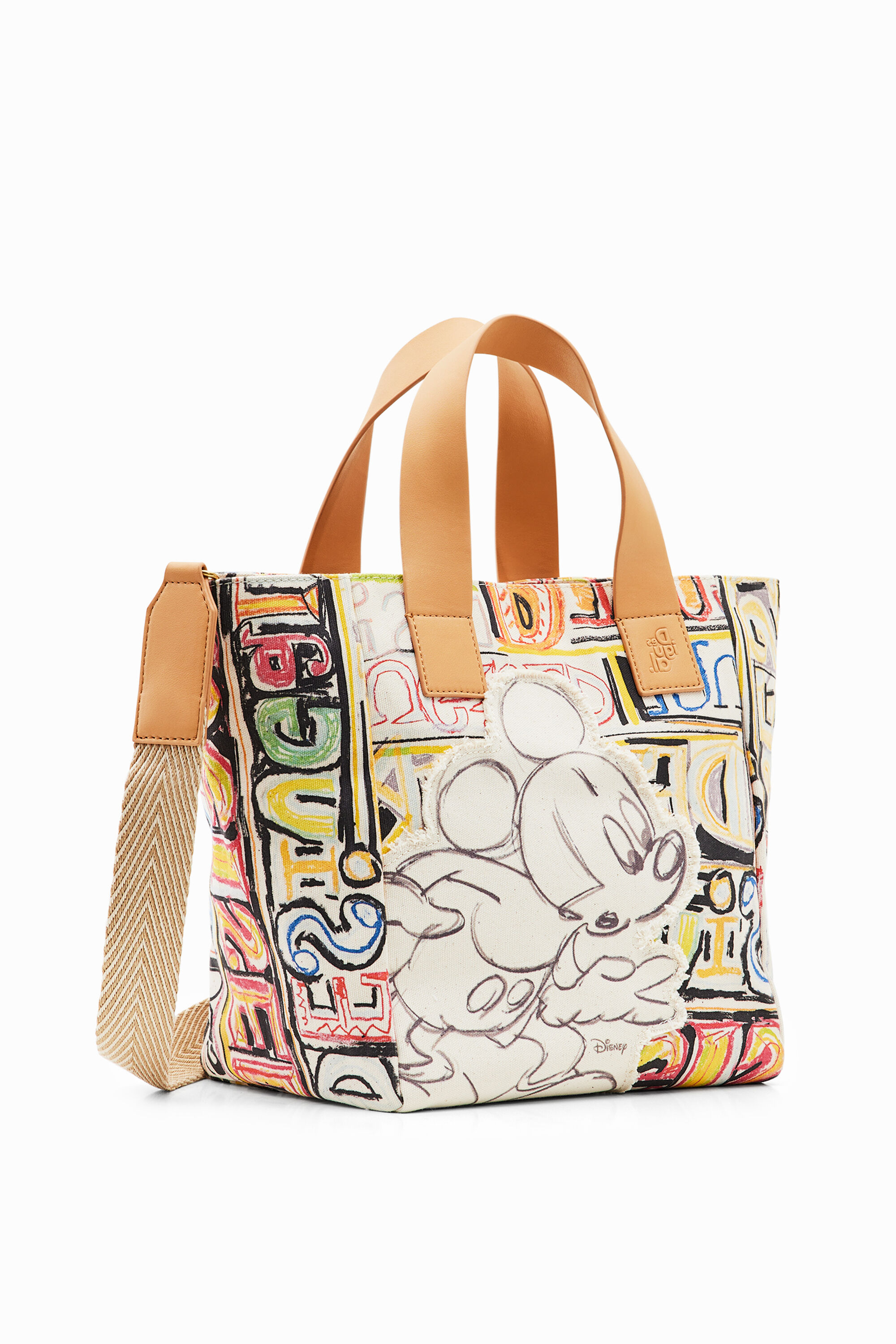 Sac shopper moyen Mickey Mouse