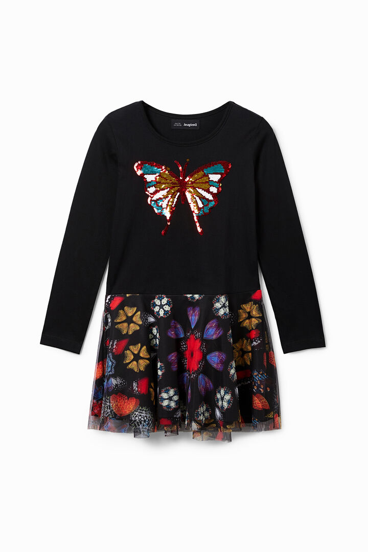 Cotton dress tulle skirt | Desigual