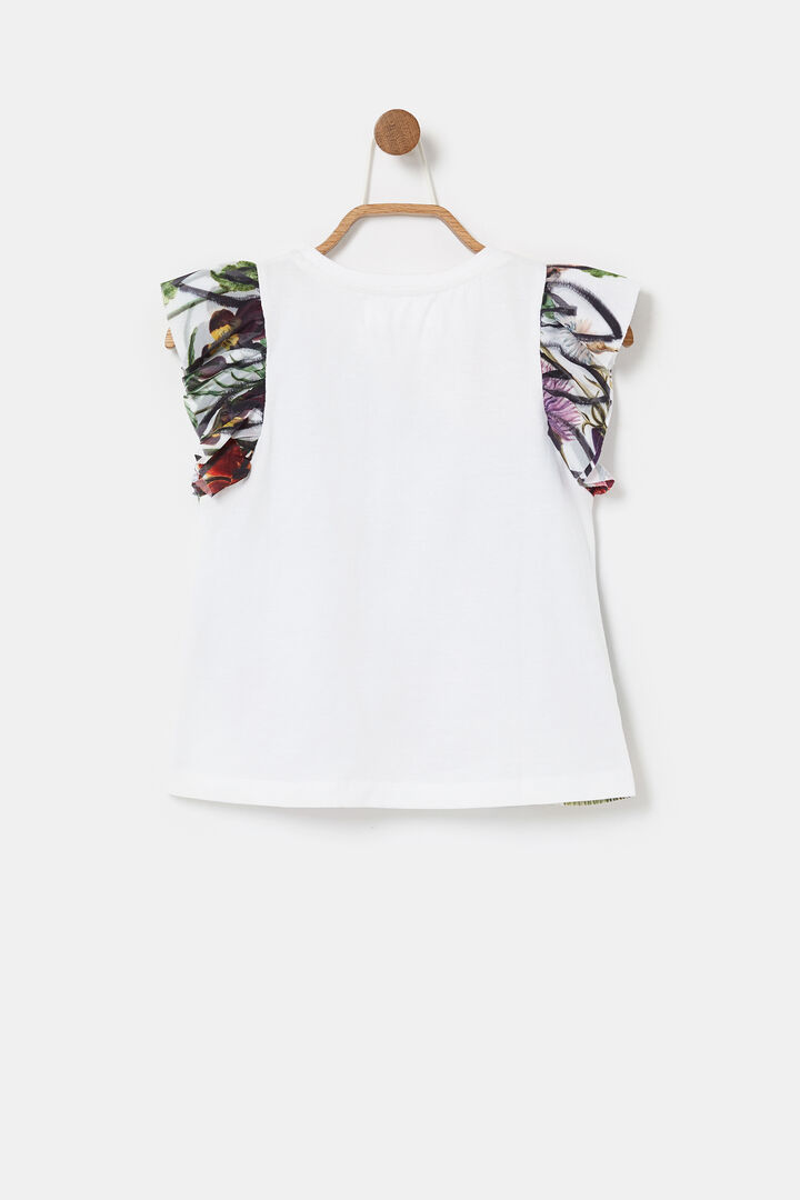 Ruffle-sleeve T-shirt | Desigual