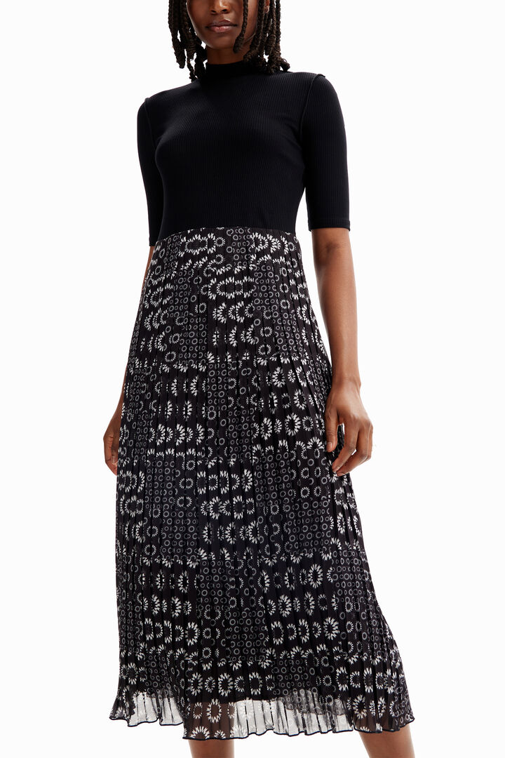 Combination midi dress | Desigual