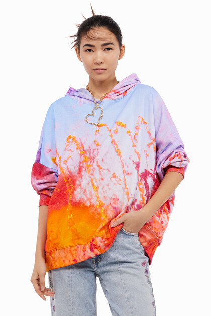 M / mika ninagawa オーバーサイズ フーディ