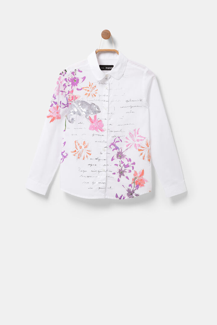 Camisa estampado y lettering | Desigual