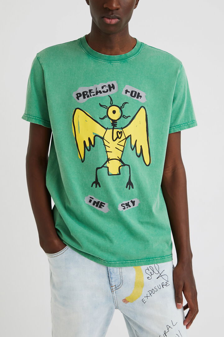 Short-sleeve angel T-shirt | Desigual