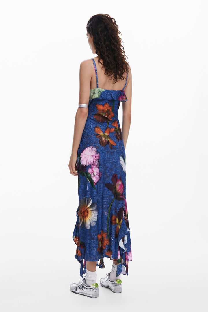 Robe midi à fleurs | Desigual