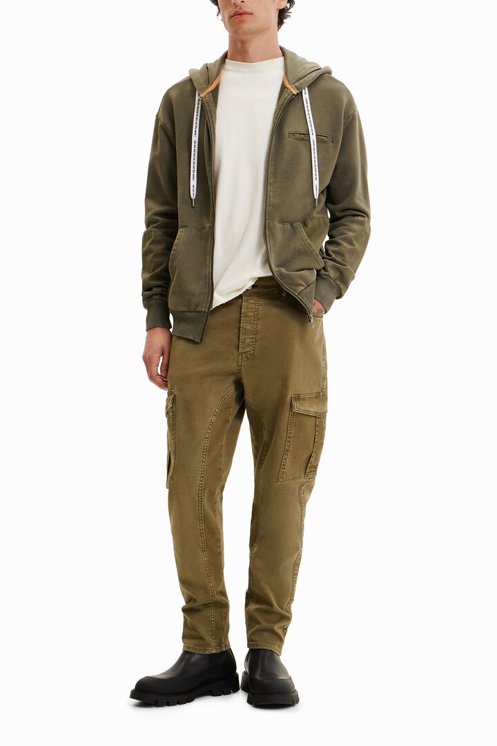 Sweat-shirt capuche fermeture Éclair | Desigual