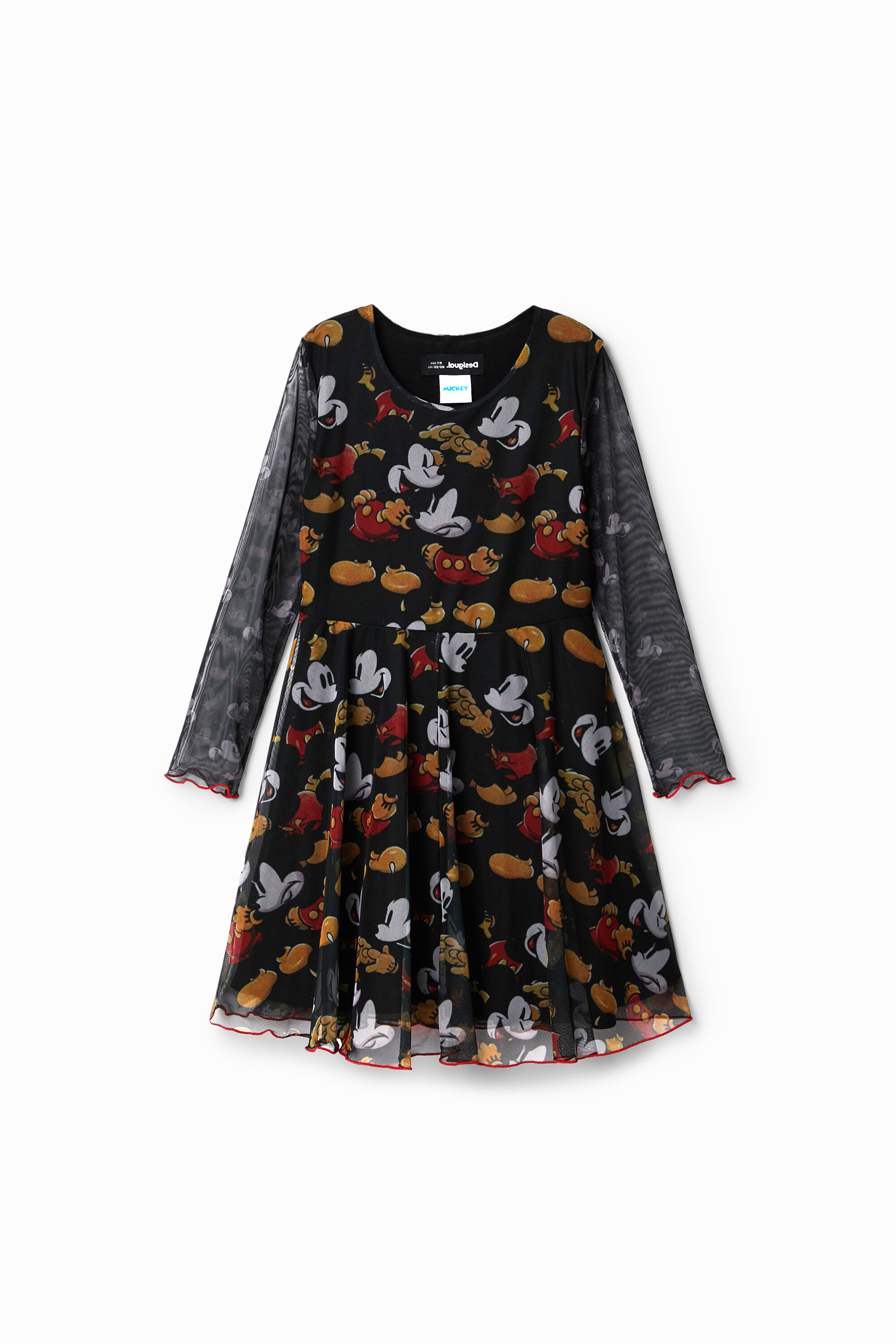 Tulle Mickey Mouse dress - BLACK - 9/10