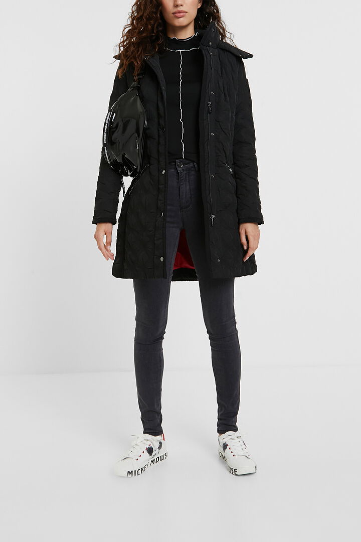 Padded hooded coat | Desigual