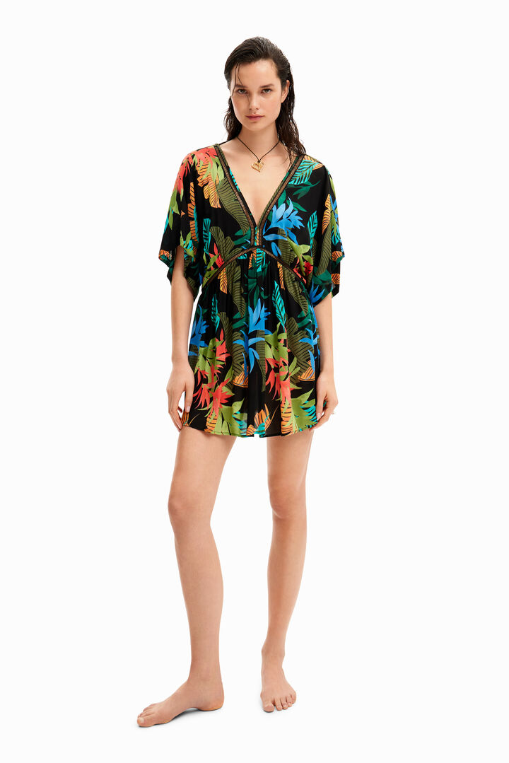 Robe tunique tropicale