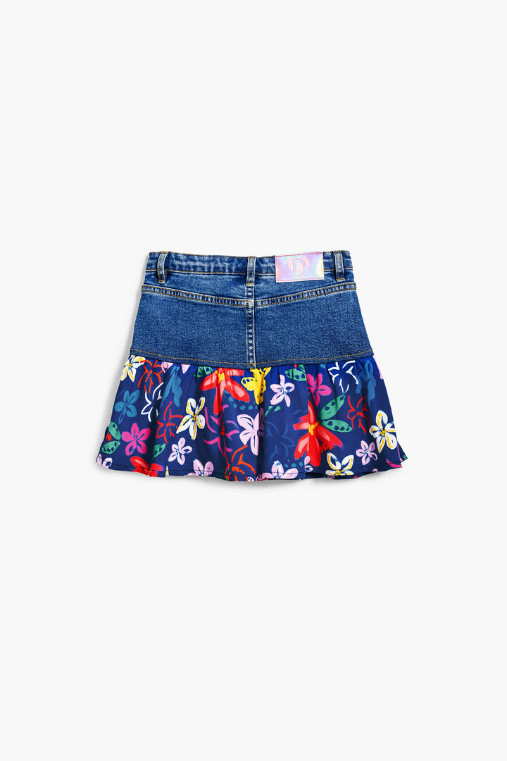 Ruffled denim skirt | Desigual