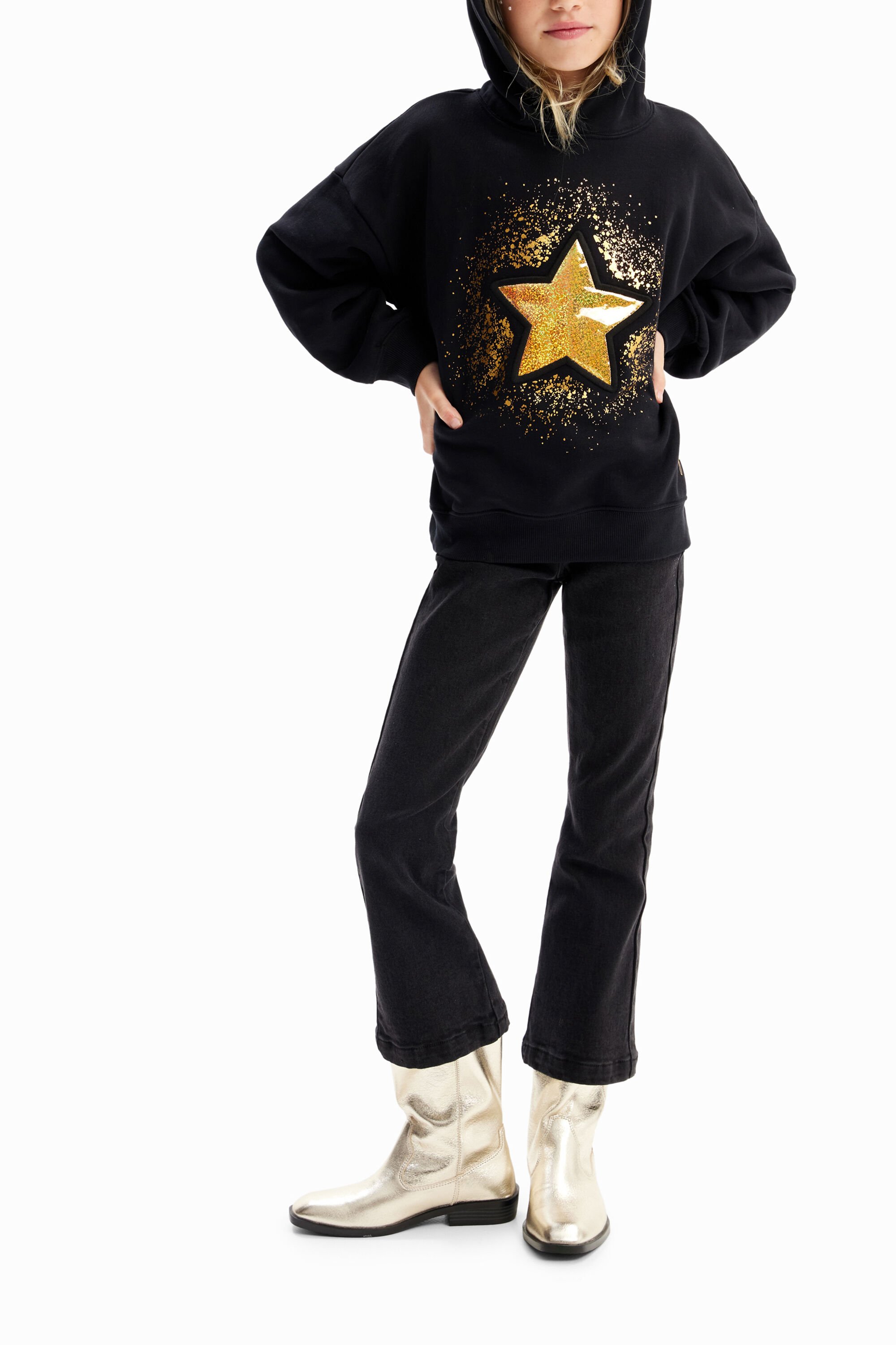 Sweater Stern Glitzer