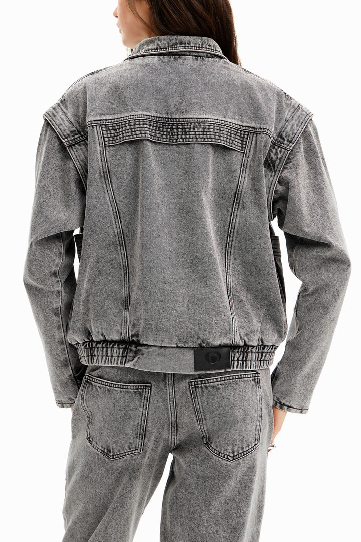 Jeansjacke abnehmbare &Auml;rmel | Desigual