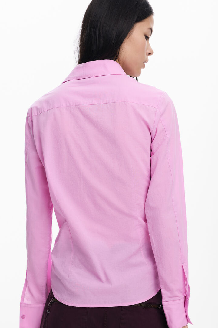 Shirt with wave embroidery | Desigual