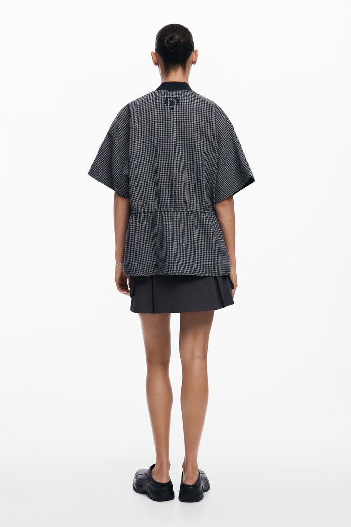 Houndstooth poncho | Desigual