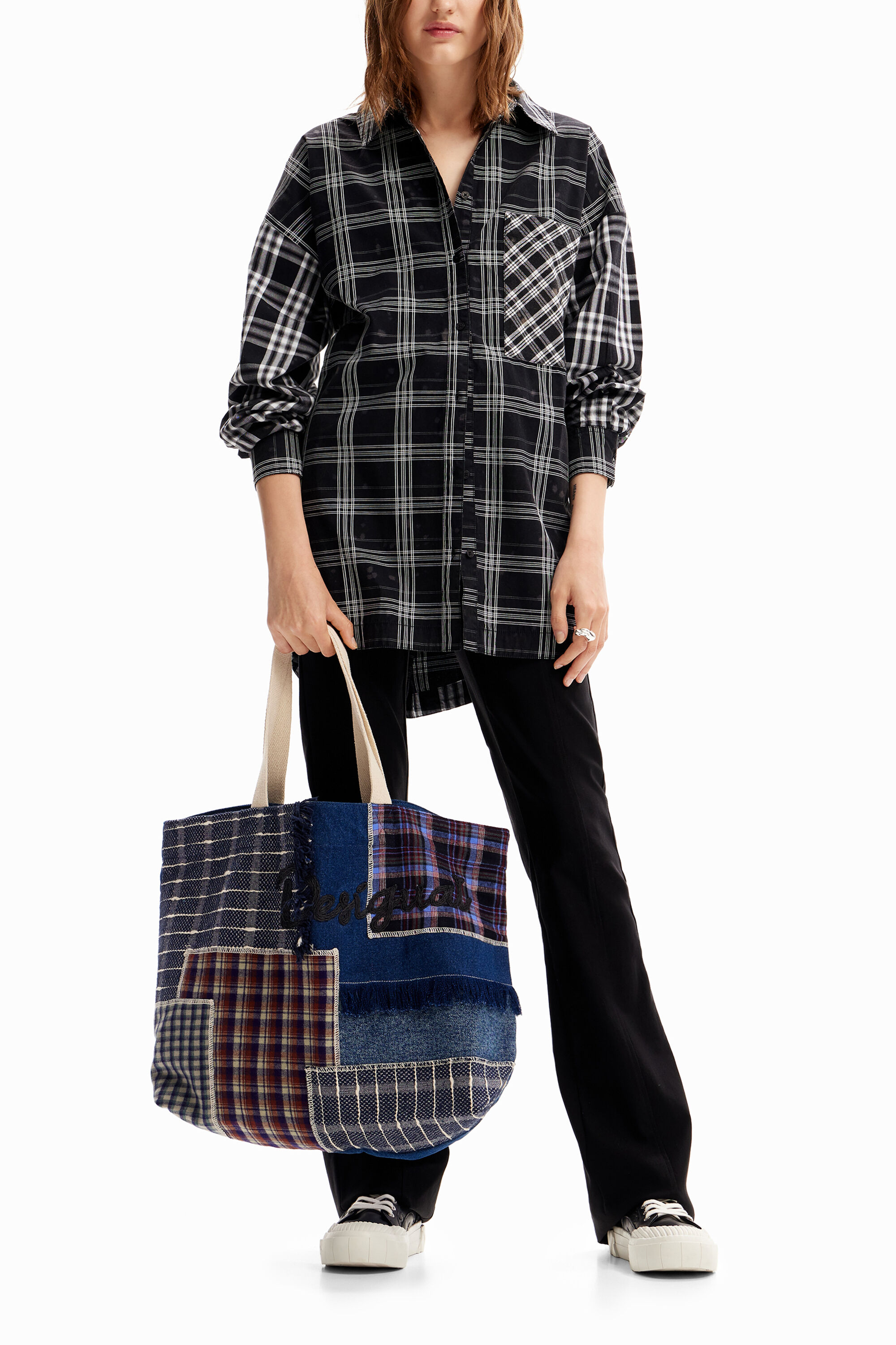 Desigual patchwork bag best sale