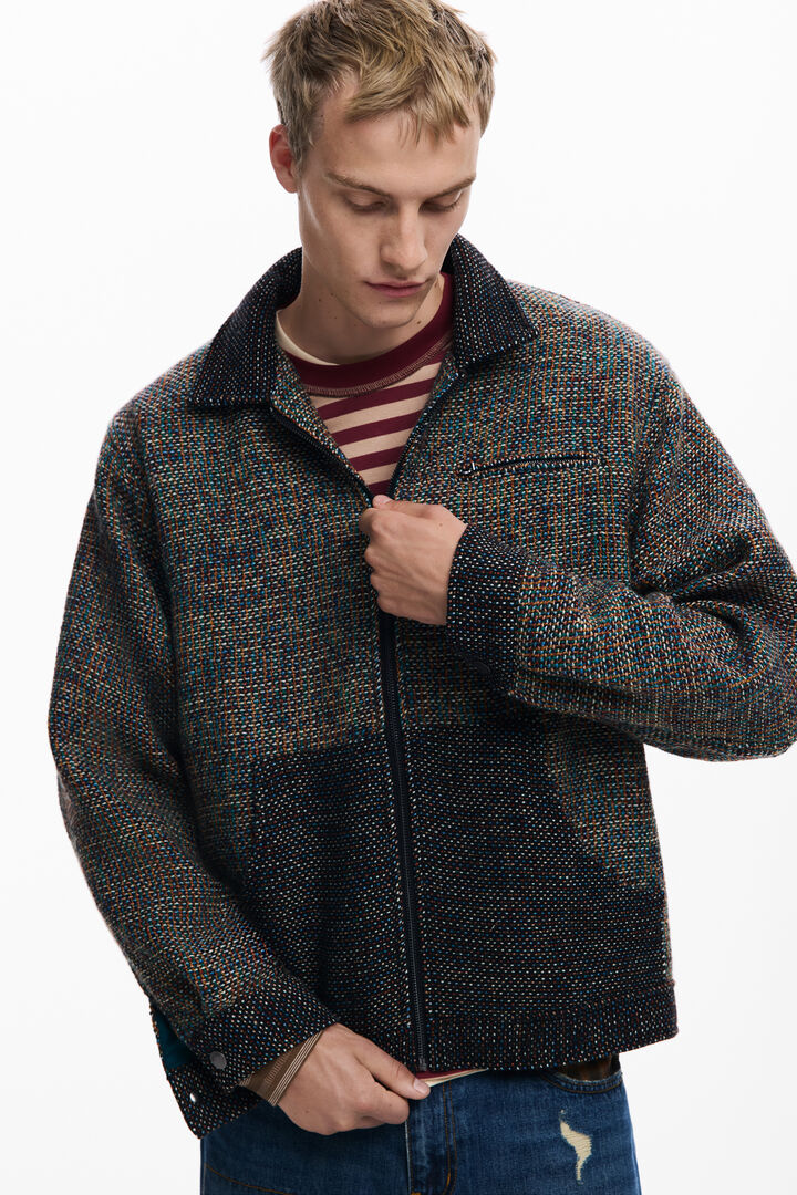 Mottled pocket jacket | Desigual