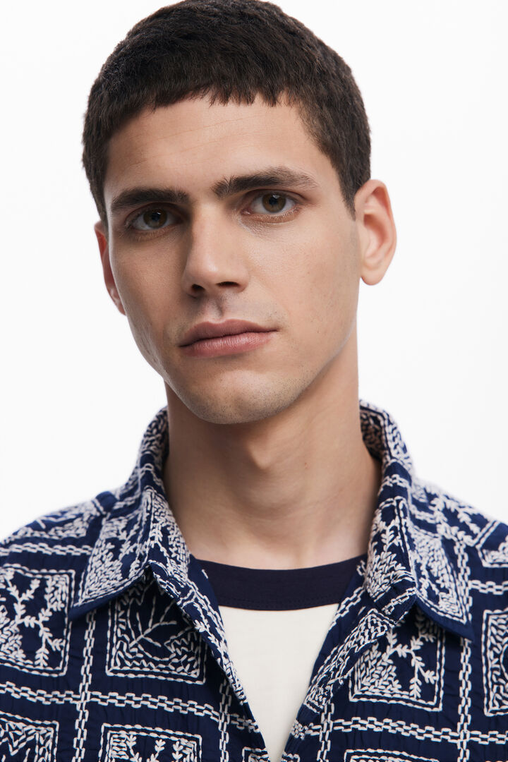 Camisa de màniga llarga de quadres | Desigual